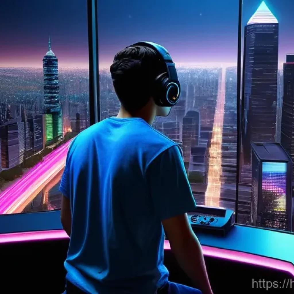 RTX 40 시리즈와 RX 7000 시리즈 비교 - **Prompt:** "A young adult gamer, wearing stylish casual clothes (such as a t-shirt and jeans), is d...